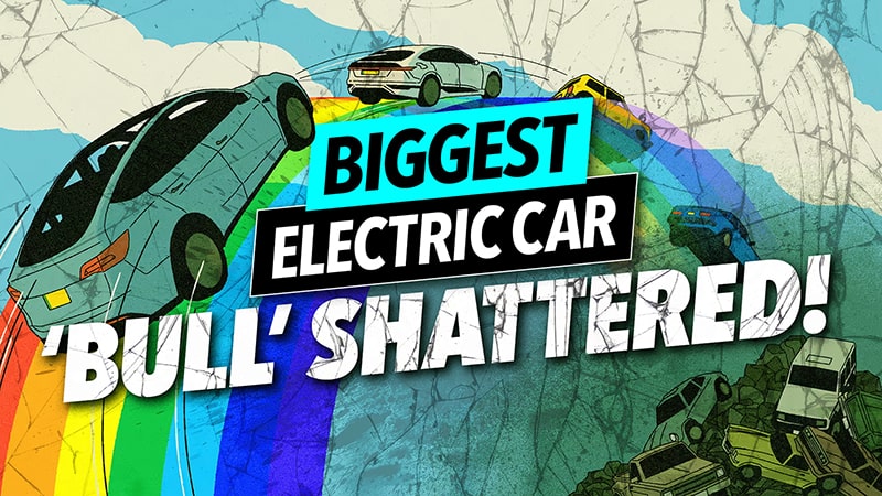 Biggest Electric Car 'Bull' Shattered