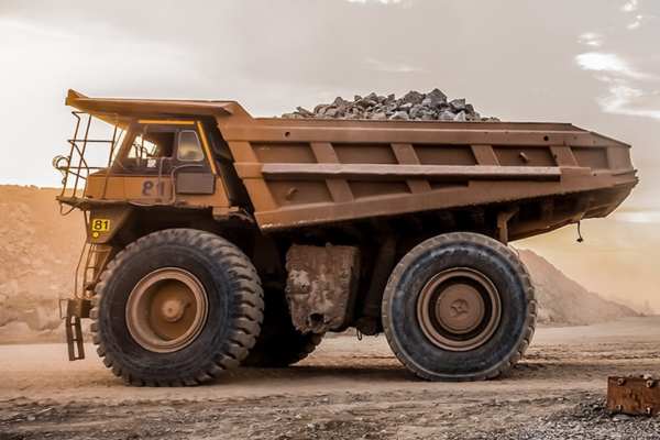 large mining vehicle